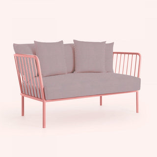 Arp 2Sitzer Outdoor Sofa - Outdoor Sofa - Diabla - Hexagon Pink -