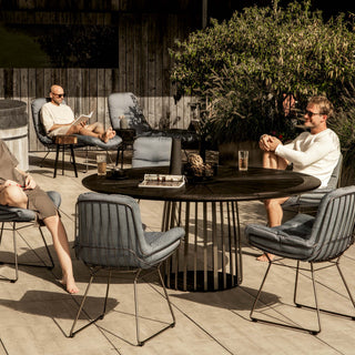 Janua Outdoor Tisch | BC 07 Basket rund - Outdoor Tisch - Janua - Ø125 - Kastanie gebürstet (Ton Ash)
