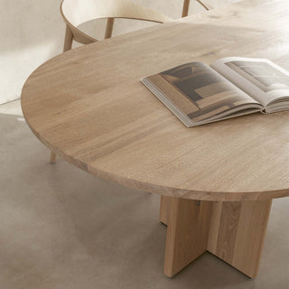 T-Rox Tisch BC 17 - Esstisch - Janua - L180 x T90cm - OVAL: Eiche natur geölt