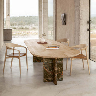 T-Rox Tisch BC 17 - Esstisch - Janua - L200 x T90cm - OVAL: Eiche natur geölt