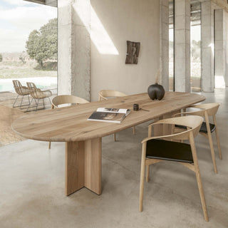 T-Rox Tisch BC 17 - Esstisch - Janua - L180 x T90cm - OVAL: Eiche natur geölt