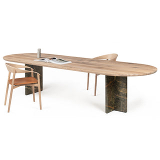T-Rox Tisch BC 17 - Esstisch - Janua - L180 x T90cm - OVAL: Eiche natur geölt