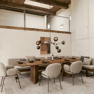 T-Rox Tisch BC 17 - Esstisch - Janua - L280 x T100cm - OVAL: Eiche weißpigmentiert geölt