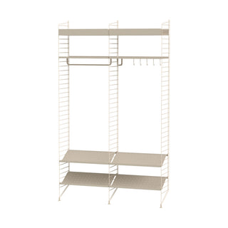Garderobe K - Garderobe - String Furniture - Beige / Beige -