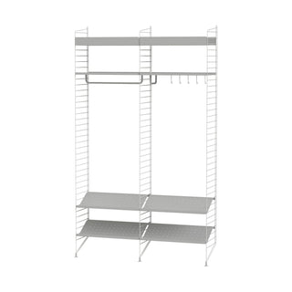 Garderobe K - Garderobe - String Furniture - Weiss / Weiss -