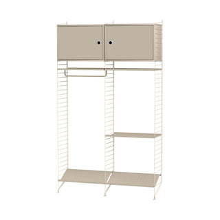 Garderobe T - Garderobe - String Furniture - Beige / Beige -