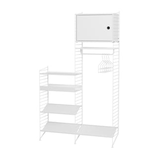 Garderobe U - Garderobe - String Furniture - Weiss / Weiss -
