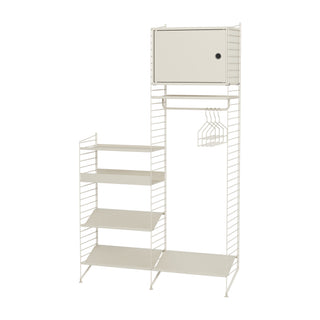 Garderobe U - Garderobe - String Furniture - Beige / Beige -