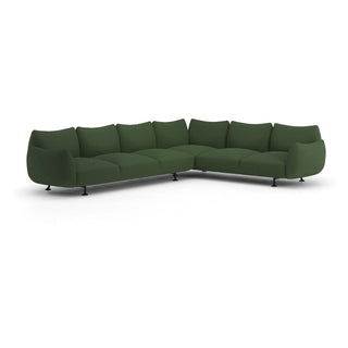 Buffa Sofa - Sofa - Prostoria - Bezug: Vellus 04 + Walnuss Gestell -