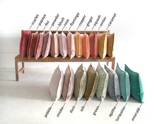 ML Kissen | Velvet - kissen - ML Interior - B70 x H70cm - Papaya
