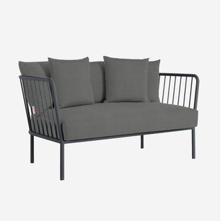 Arp 2Sitzer Outdoor Sofa - Outdoor Sofa - Diabla - Plain Grey -