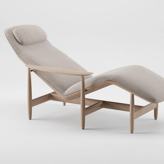 Nila Chaise Longue - chaise longue - Artisan - Eiche natur geölt A03 - Stoff Remix 126
