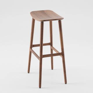 Naru Barhocker - Barhocker - Artisan - Küchenhocker H65cm - Amerikanische Nuss A01