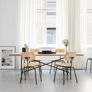 Eiermann 2 Esstisch - Schreibtisch - Richard Lampert - Schwarz - 160x83cm