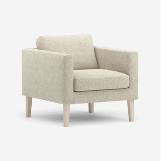 Elegance Loungesessel - Loungesessel - Prostoria - Tundra 03 / Gestell: Eiche schwarz -