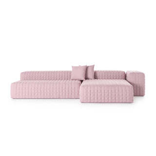 Gandia Blasco Lounge | Erno - Outdoor Sofa - Gandia Blasco - Large left - Iris Pink