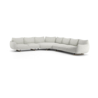 Buffa Sofa - Sofa - Prostoria - Bezug: Vellus 04 + Walnuss Gestell -