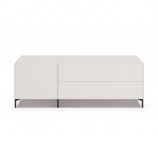 Connect Kommode 08 - Sideboard - Form1 - Snow - Metallbeine