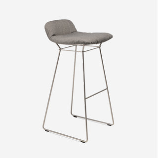 Leya Barhocker Low - Barhocker - FreiFrau - Stoff Riga | Tellerfuß -