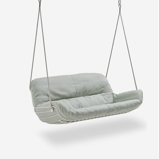 Leyasol Couch Schaukel - Outdoor Schaukel - FreiFrau - Bud (Lopi) | Gestell: Weiß -