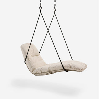 Leyasol Liege Schaukel - Outdoor Schaukel - FreiFrau - Maple (Lopi) | Gestell: Weiß -