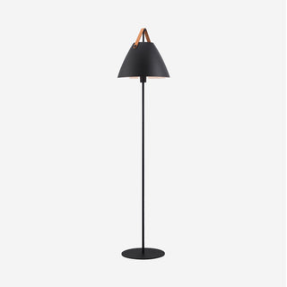 Strap Stehlampe - Stehlampe - for the people - Schwarz - Braun