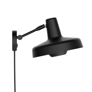 GRUPA Wandlampe | Arigato Extra Short - Wandlampe - Grupa - mit Kabel - Schwarz