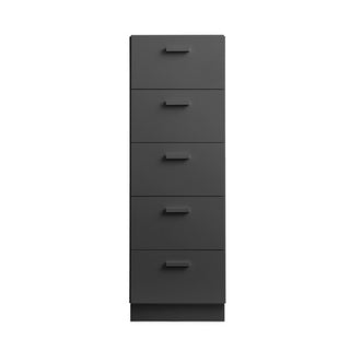Relief Tall Kommode - kommode - String Furniture - Grau - Sockel