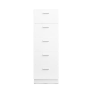 Relief Tall Kommode - kommode - String Furniture - Weiss - Sockel