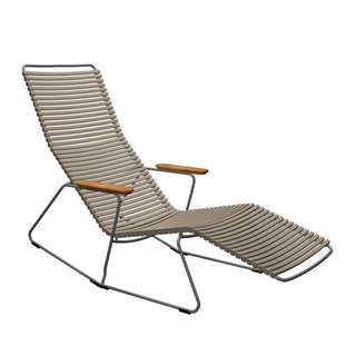 Click Garten Liegestuhl kippbar - outdoor Sonnenliege - Houe - Beige -