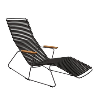 Click Garten Liegestuhl kippbar - outdoor Sonnenliege - Houe - Black -