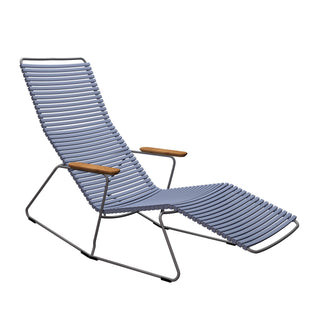Click Garten Liegestuhl kippbar - outdoor Sonnenliege - Houe - Pigeon Blue -