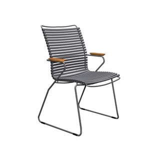 Click Tall Gartenstuhl - Outdoor Stuhl - Houe - Dark Grey -