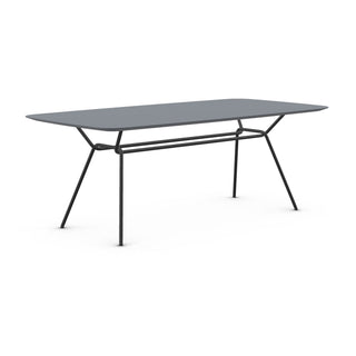 Strain Tisch - Esstisch - Prostoria - 200 x 100cm - Black (RAL 9005)