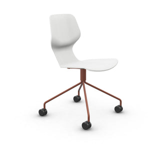 Oblikant Bürostuhl - Bürostuhl - Prostoria - Red Ochre - Grey White