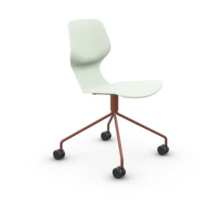 Oblikant Bürostuhl - Bürostuhl - Prostoria - Red Ochre - Light Green