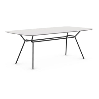 Strain Tisch - Esstisch - Prostoria - 200 x 100cm - Black (RAL 9005)