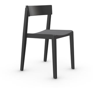 Bik Stuhl - Stuhl - Prostoria - kurze Rückenlehne - Black
