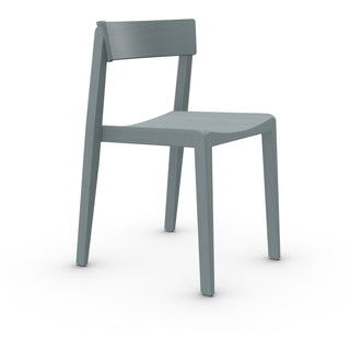 Bik Stuhl - Stuhl - Prostoria - kurze Rückenlehne - Dark Grey