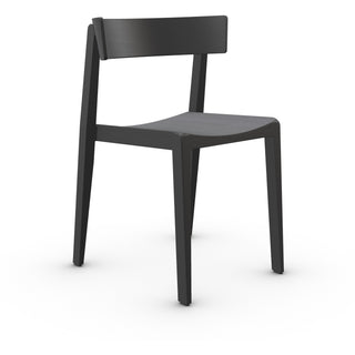 Bik Stuhl - Stuhl - Prostoria - lange Rückenlehne - Black