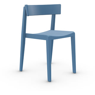 Bik Stuhl - Stuhl - Prostoria - lange Rückenlehne - Blau