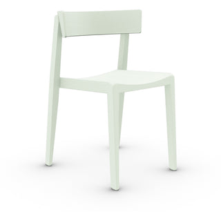 Bik Stuhl - Stuhl - Prostoria - lange Rückenlehne - Light Green