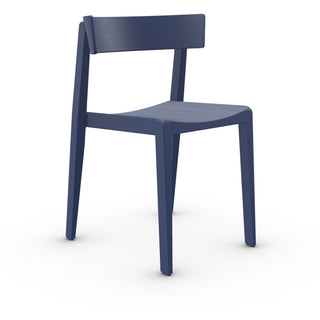 Bik Stuhl - Stuhl - Prostoria - lange Rückenlehne - Sapphire Blue