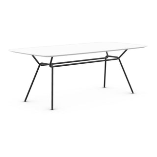 Strain Tisch - Esstisch - Prostoria - 200 x 100cm - Black (RAL 9005)