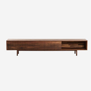 Insan Sideboard | Graph - Sideboard - Insan - 2 Klapptüren + 1 offenes Fach - Nussbaum geölt