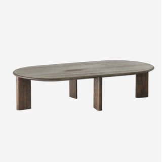 Insan Couchtisch | Pilon - Beistelltisch - Insan - Medium: Ø70 x H40cm - Eiche massiv weiß geölt