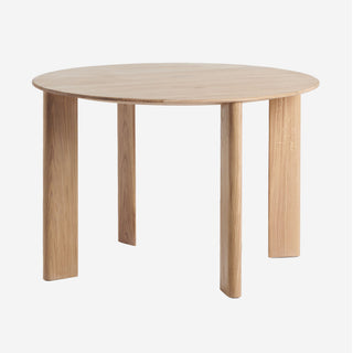 Insan Tisch | Pilon Rund - Tisch - Insan - Ø120 x H76cm - Eiche massiv weiß geölt