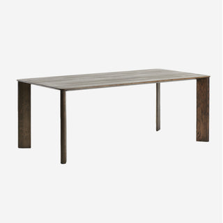 Insan Tisch | Pilon - Tisch - Insan - L160 x T90cm - Eiche massiv weiß geölt