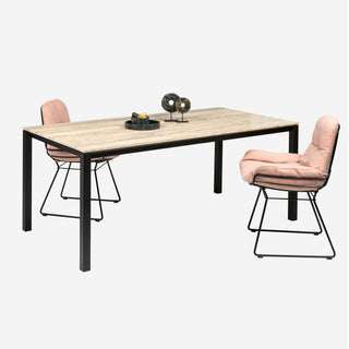 Janua Outdoor Tisch | S600 Stein - Outdoor Tisch - Janua - 180x90cm - Travatin Striato (Kalkstein)