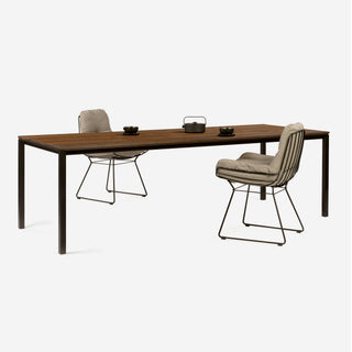 Janua Outdoor Tisch | S600 - Outdoor Tisch - Janua - 180x90cm - Kastanie gebürstet (Ton Marone)